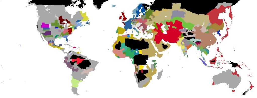 world map japan and hawaii. The Empire of Japan continues