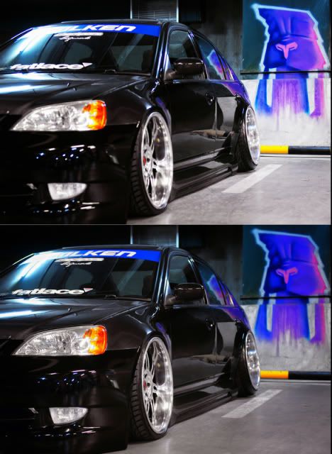 super deep black civic es 2001 slammed :) from indonesia-west java(bandung)