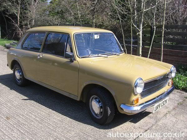 Post War Classics Experimental Main chat 1972 Austin 1100 MK 3 2 Door 