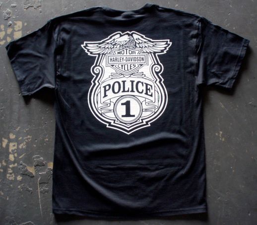 police bike shirt