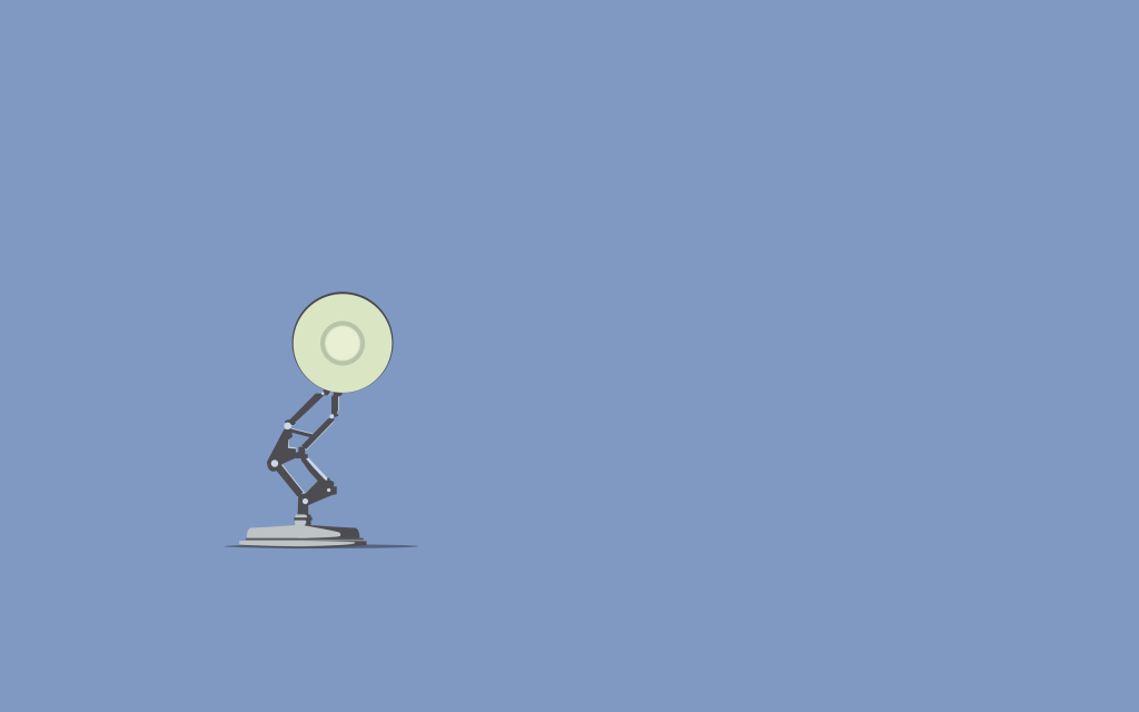 pixar lamp animation. tattoo pixar lamp and all.