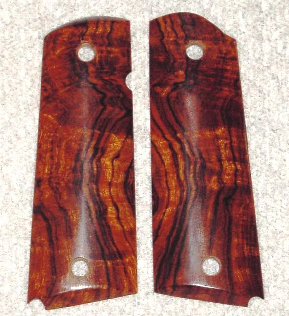 Wood 1911 Grips