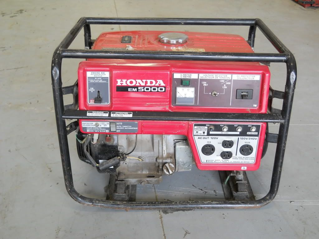 5000 S honda generator #5