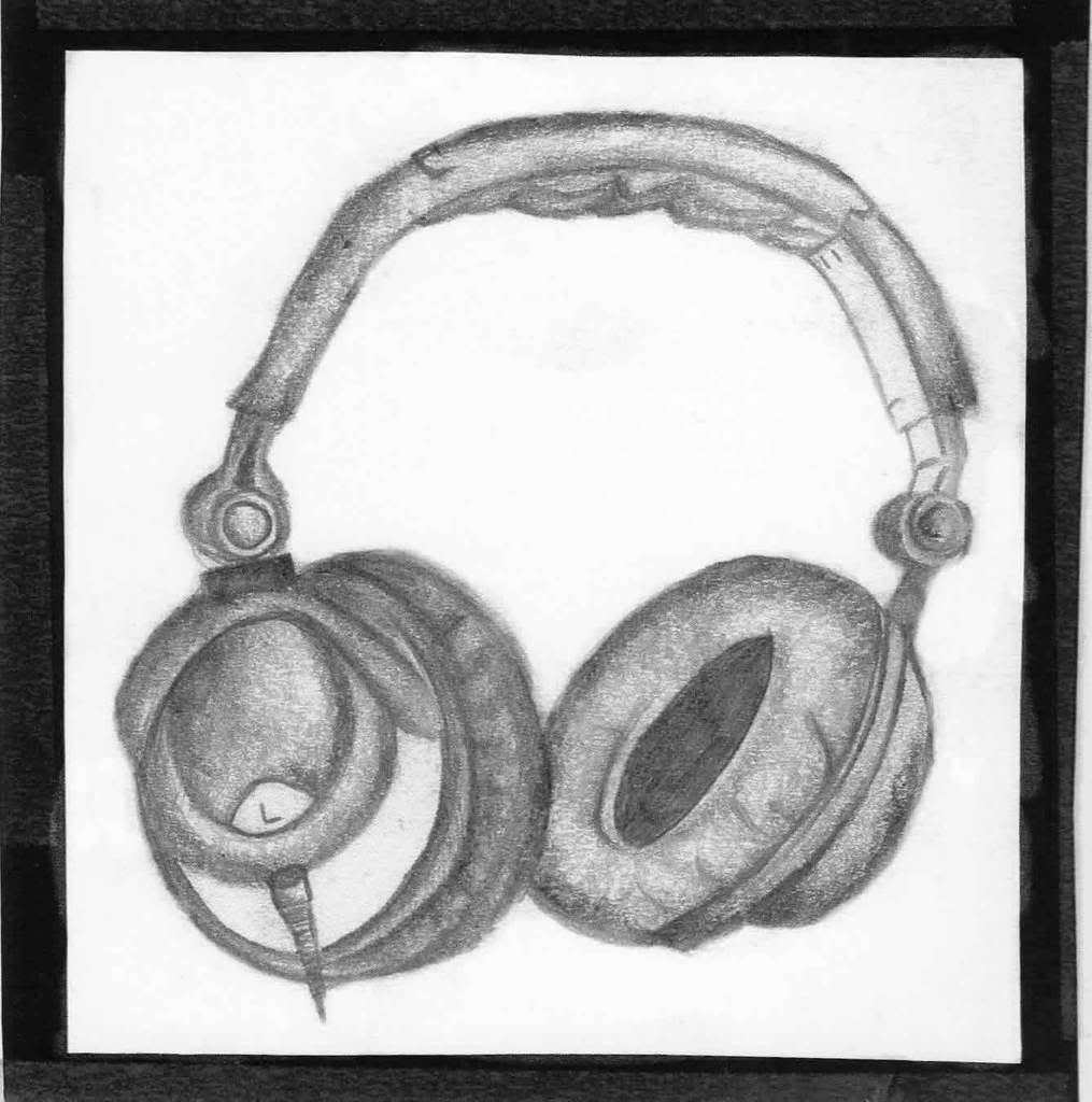 Drawing Of Headphones