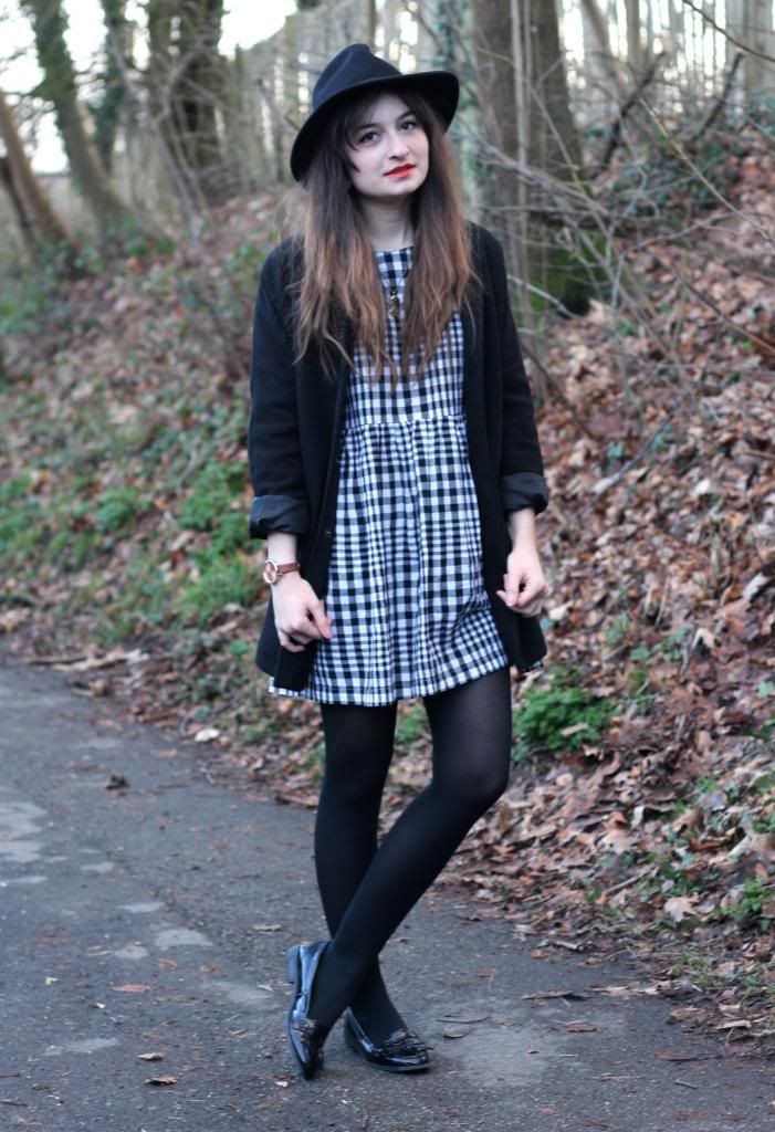 charlestownvintage check smock topshop