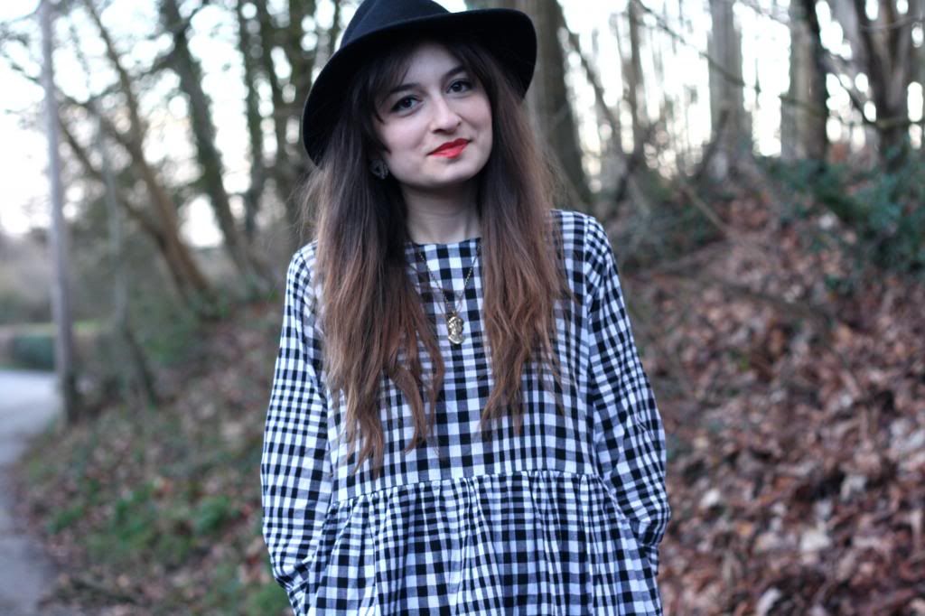 charlestownvintage check smock topshop