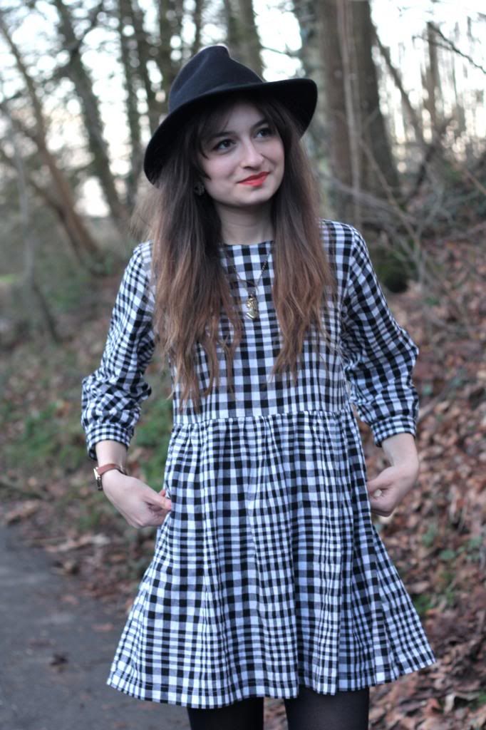 charlestownvintage check smock topshop