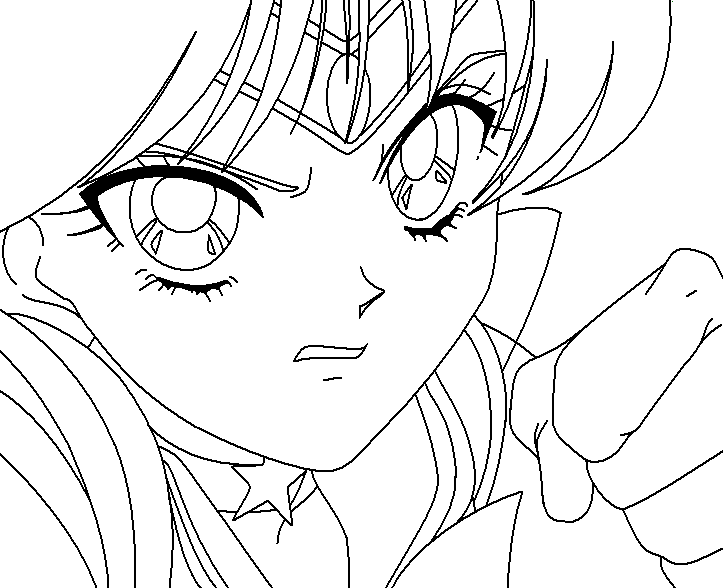 sailor mars coloring pages - photo #34