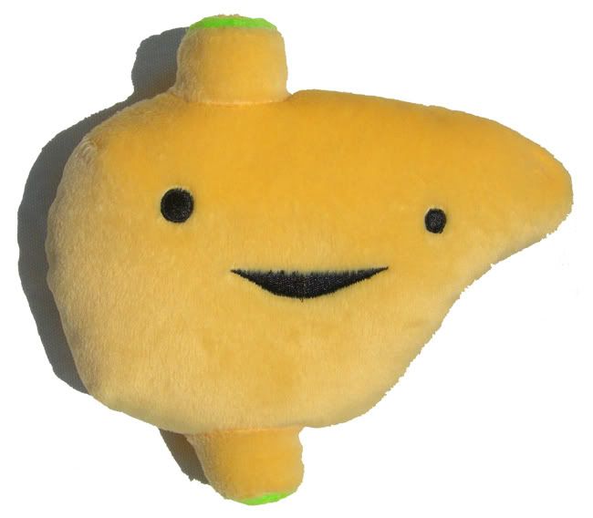 liver plush toy