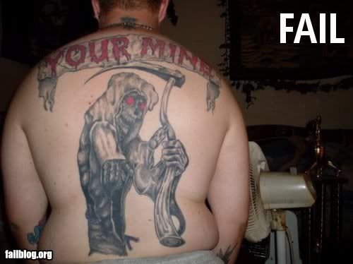 Tattoo admonishment number 47: Make sure your tattooist is literate.