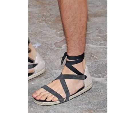 gladiator sandals for men. and now, gladiator sandals
