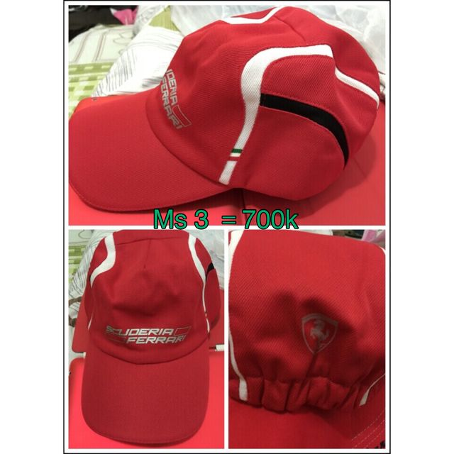 mũ non lưỡi trai Ferrari 9 hãng xách tay mơi về nguyên tem nam nữ đều đội dc - 2