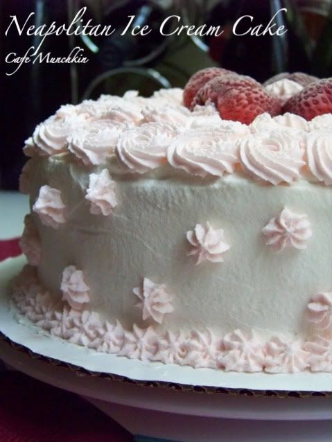 Strawberry Ice Cream Cake