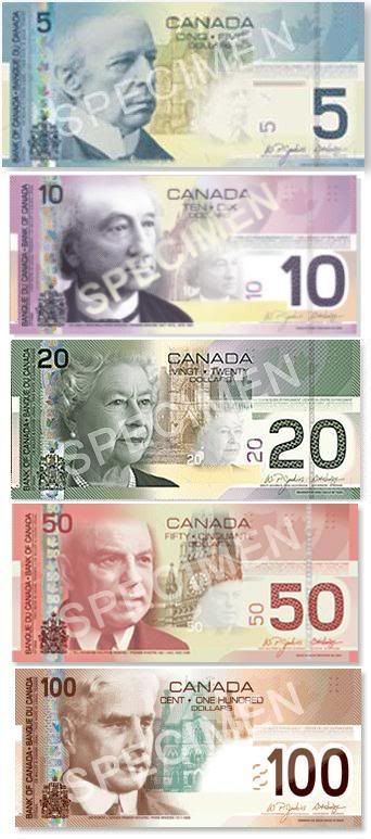 Canadian Money Pictures, Images and Photos