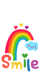 smiley rainbow
