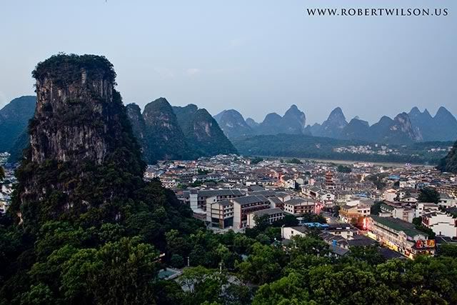 Yangshuo,China,Dusk