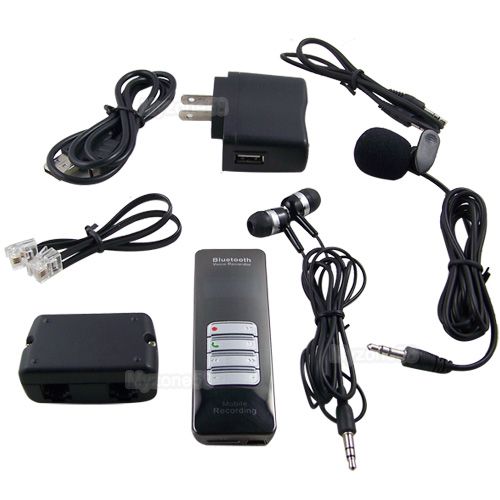 4GB Voice recorder MP3, Record from Bluetooth Cell phone, telephone