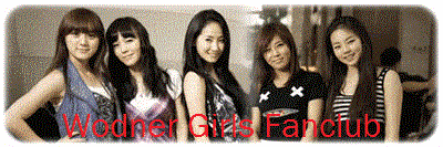 Wonder Girls fanclub banner