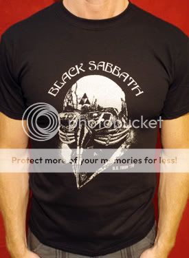 Black Sabbath t shirt ozzy vintage metal rock tour 1978  