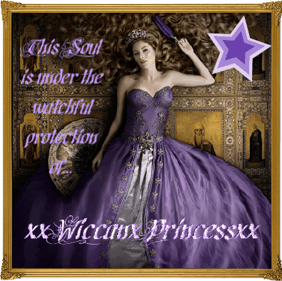 wiccan princess stamp