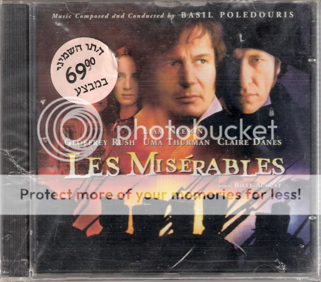 LES MISERABLES Poledouris 1998 RARE Hollywood MINT CD  