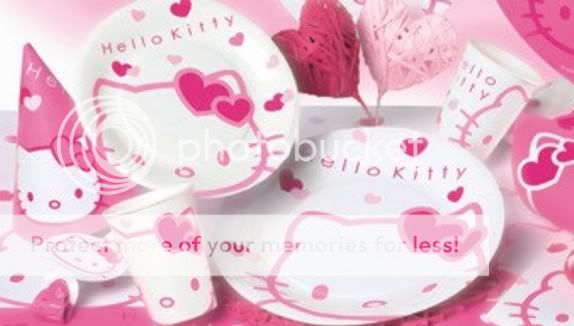 Hello Kitty Birthday Party Tableware ALL Items Listed  