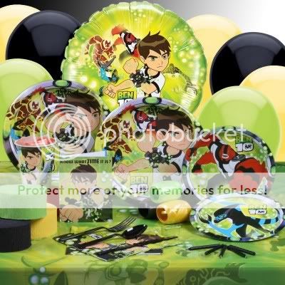 Ben 10 Tennison Birthday Party Tableware All Items Here