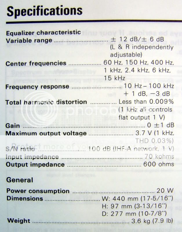 Graphic Equalizer KENWOOD GE 5020 EQ mit Dual Spectrum Analyzer & 2x 5 