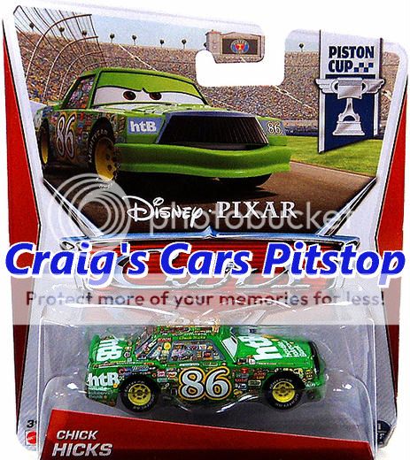 Youre bidding on a brand new on card Disney Cars Chick Hicks   2013