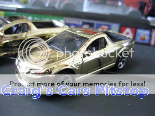   new Matchbox 2010 Holden VE Ute SSV   GOLD Chrome Custom   LOOSE