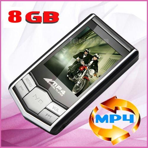 8GB Slim 1.8LCD /MP4 Radio FM Player+Fre​e Gif  