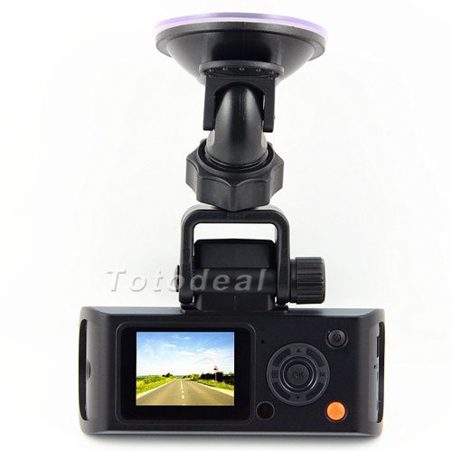 Full HD 1080p Dual Lens Car Camera Video Recorder DVR GPS G Sensor Black Box
