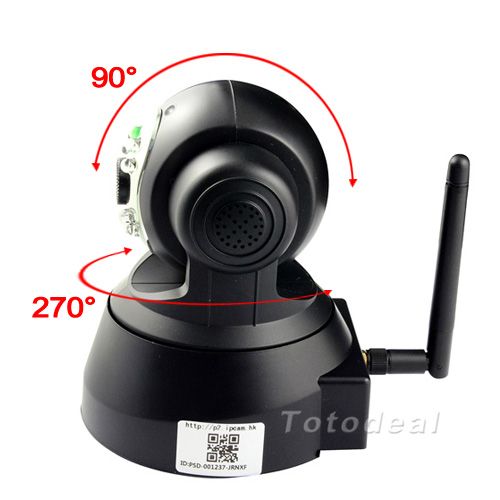 Wireless IP Cam Webcam Pan Tilt Security Camera Android iPhone View Night Vision