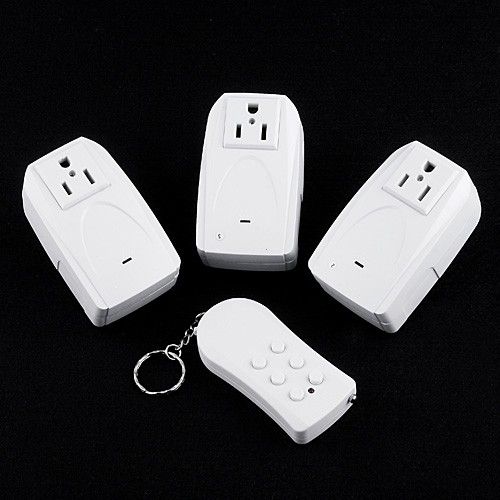 US 110V 8A Indoor Wireless Remote Control Power Outlet Plug Switch
