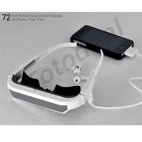 72Virtual Video Glasses Eyewear Iwear for Apple player  your private 