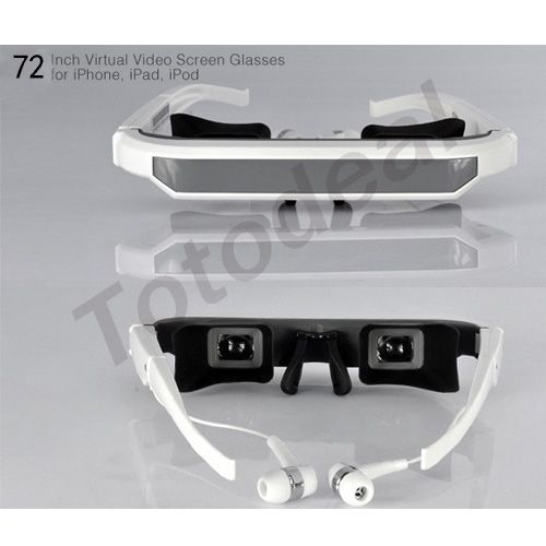 72Virtual Video Glasses Eyewear Iwear for Apple player  your private 