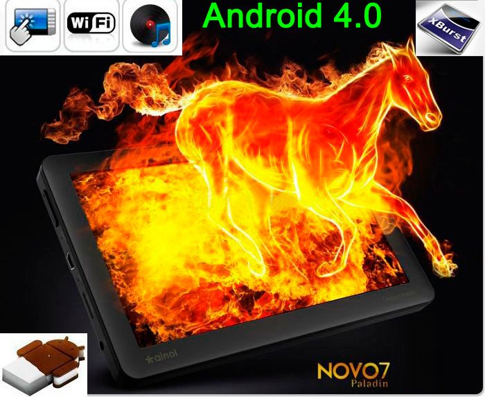 MID 7 Tablet PC Google Android 4.0 Ice Cream Sandwich Ainol NOVO7 w 