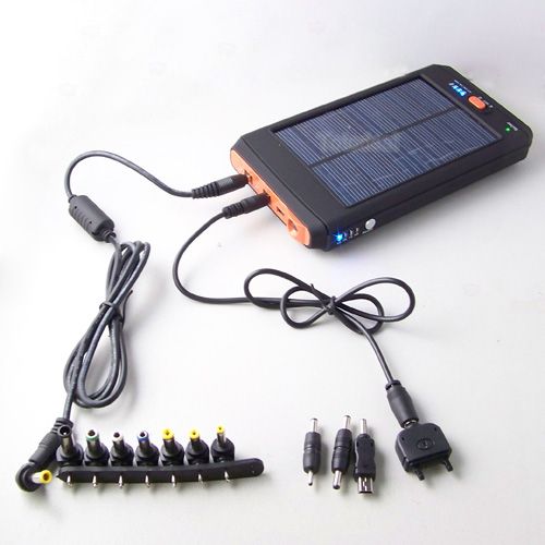 11200mAh High Capacity Solar battery Charger for Laptop Phone + LED 