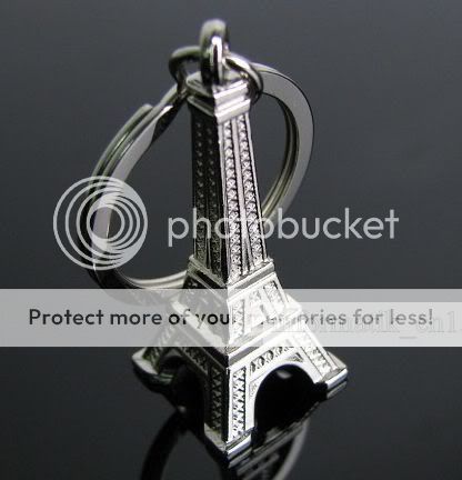 neu Eiffelturm Schlüsselanhänger key chain ring new  